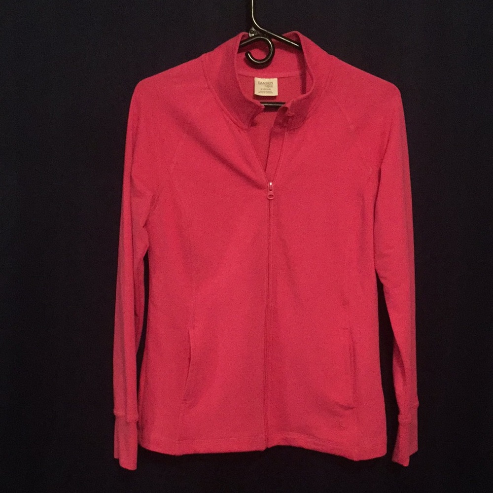 NWOT Pink Danskin Now Full Zip Size Small